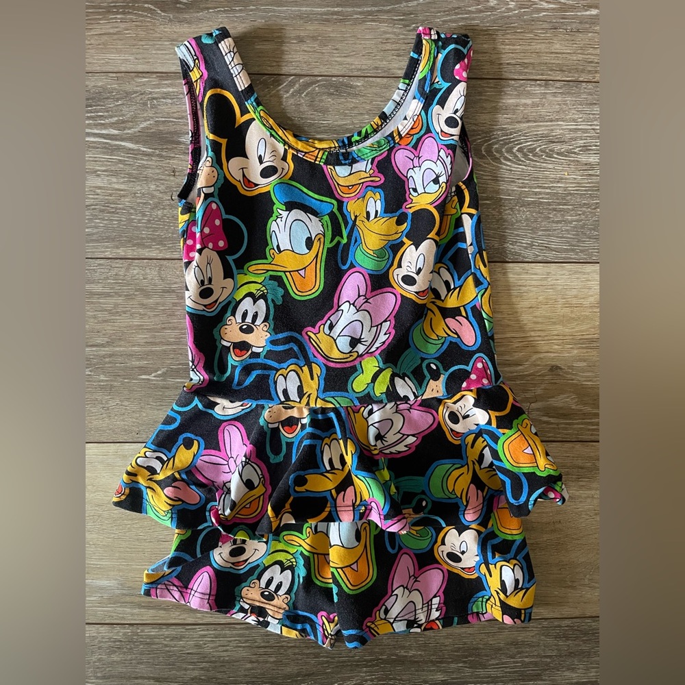 WILD RICH KIDS RAINBOW FACES ROMPER